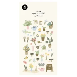 Suatelier | Pegatinas Flower Cafe