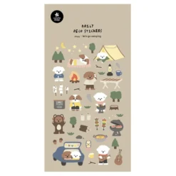 Suatelier | Pegatinas Let's Go Camping