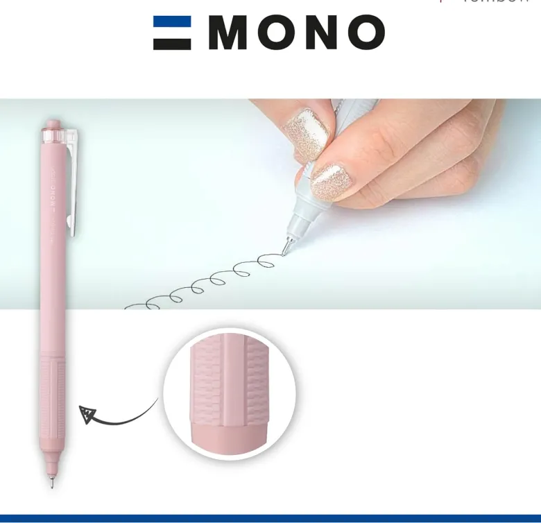 Tombow | Bolígrafo Monograph Lite Smoky White 0.5mm