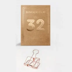 Tools To Liveby | Binder Clips Oro Rosa (32mm)