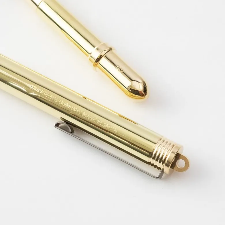 Traveler's Company | Bolígrafo Roller Brass