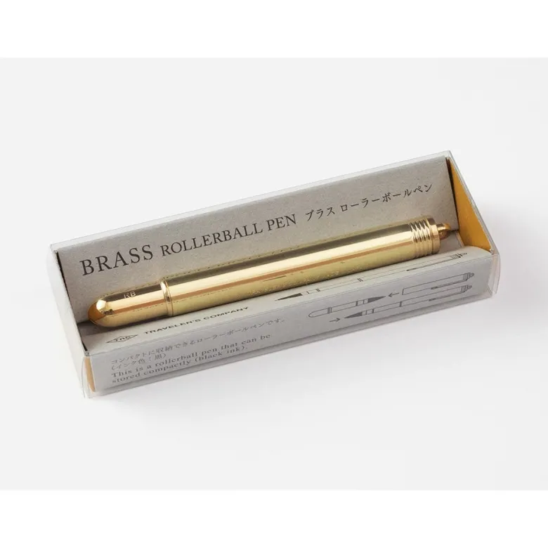 Traveler's Company | Bolígrafo Roller Brass