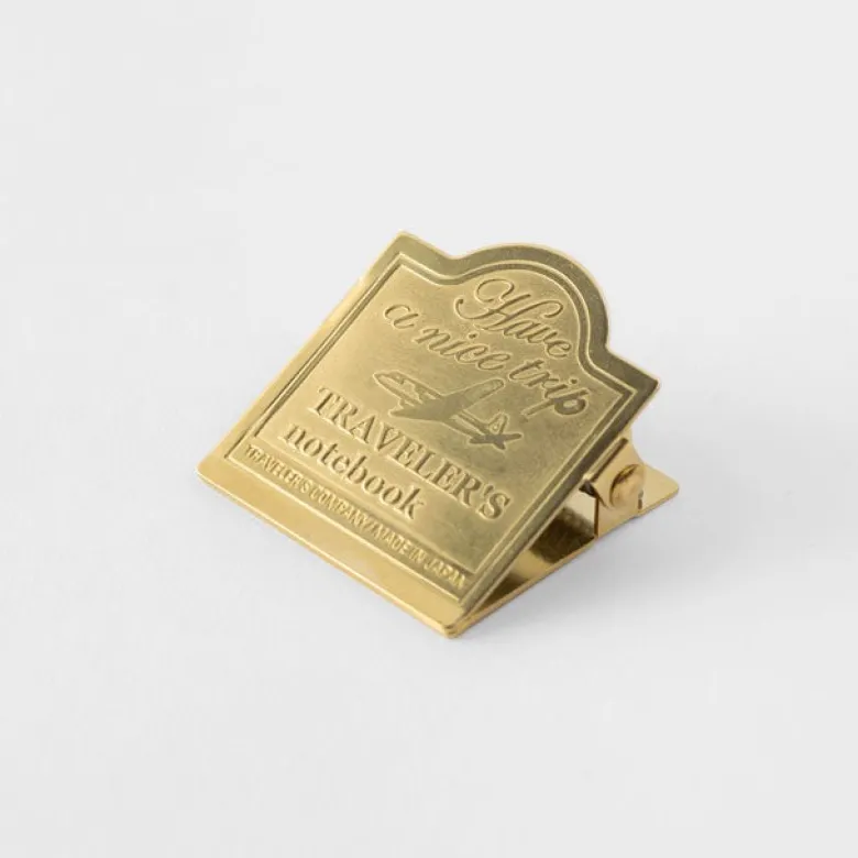 Traveler's Company | Clip Brass Airplane