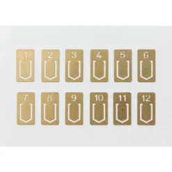 Traveler's Company | Clips Numerados Brass