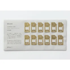 Traveler's Company | Clips Numerados Brass