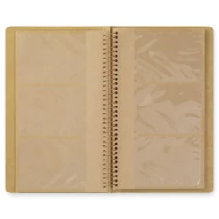 Traveler's Company | Cuaderno con Espiral A5 Slim Porta Tarjetas