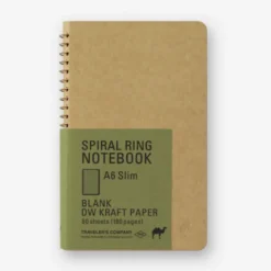 Traveler's Company | Cuaderno con Espiral A6 Papel Kraft