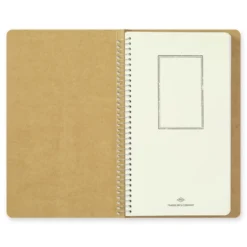 Traveler's Company | Cuaderno con Espiral A5 Slim Papel Blanco