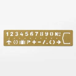Traveler's Company | Marcapáginas Brass Template Number