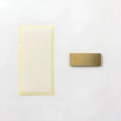 Traveler's Company | Placas de Rótulo Brass Label Plate