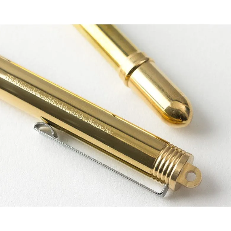 Traveler's Company | Pluma Estilográfica Brass Fountain Pen