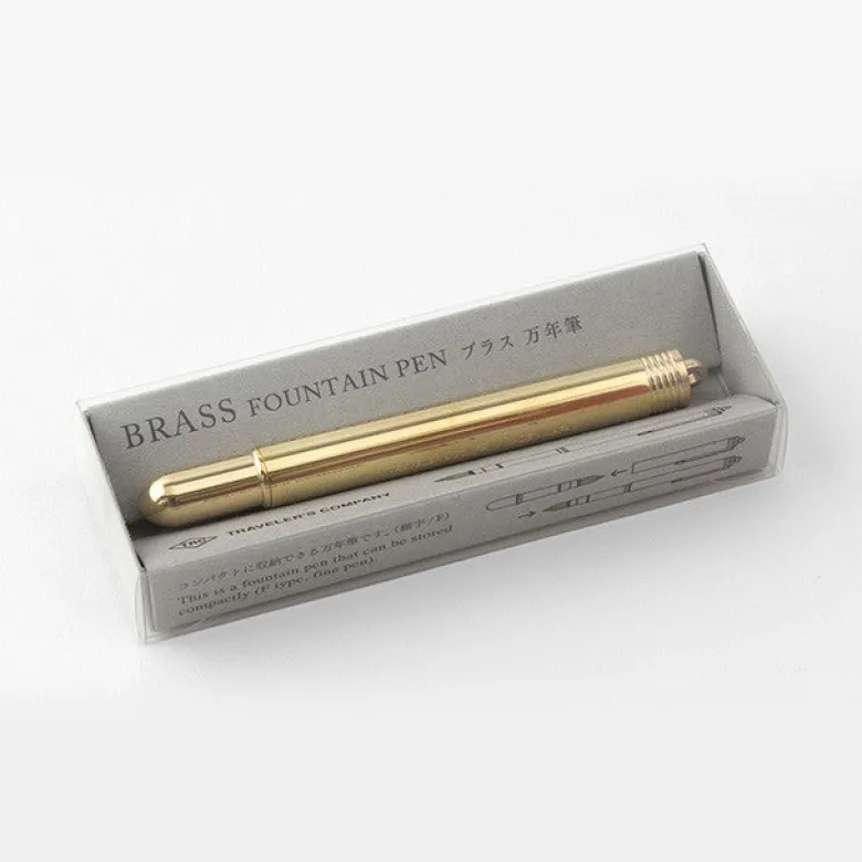 Traveler's Company | Pluma Estilográfica Brass Fountain Pen