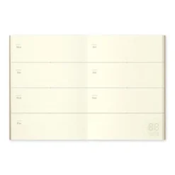 Traveler's Company | Recambio Passport 007 Planificador Semanal