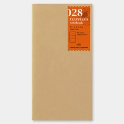 Traveler's Company | Recambio Regular 028 Tarjetero Card File
