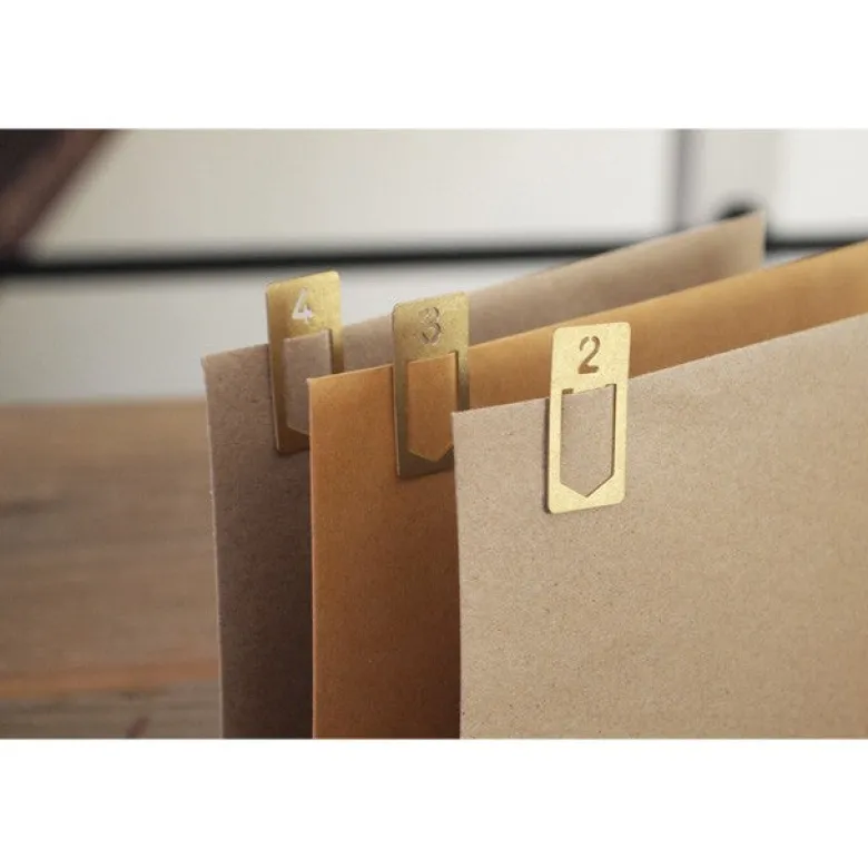 Traveler's Company | Set de Sobres Kraft M Naranja