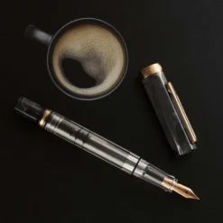 TWSBI | Pluma Estilográfica ECO Black Marble With Bronze EF