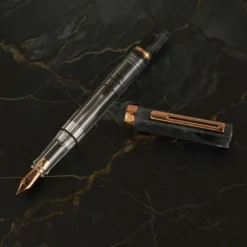 TWSBI | Pluma Estilográfica ECO Black Marble With Bronze EF