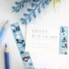 World Craft | Moomin Flower Blue Clear Tape