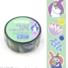 World Craft | Moomin Flower Light Green Clear Tape