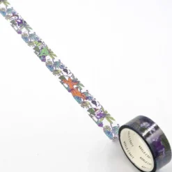 World Craft | Moomin Flower Purple Clear Tape