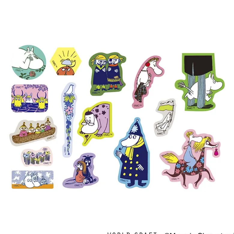 World Craft | Pegatinas Flake Moomin Friends A