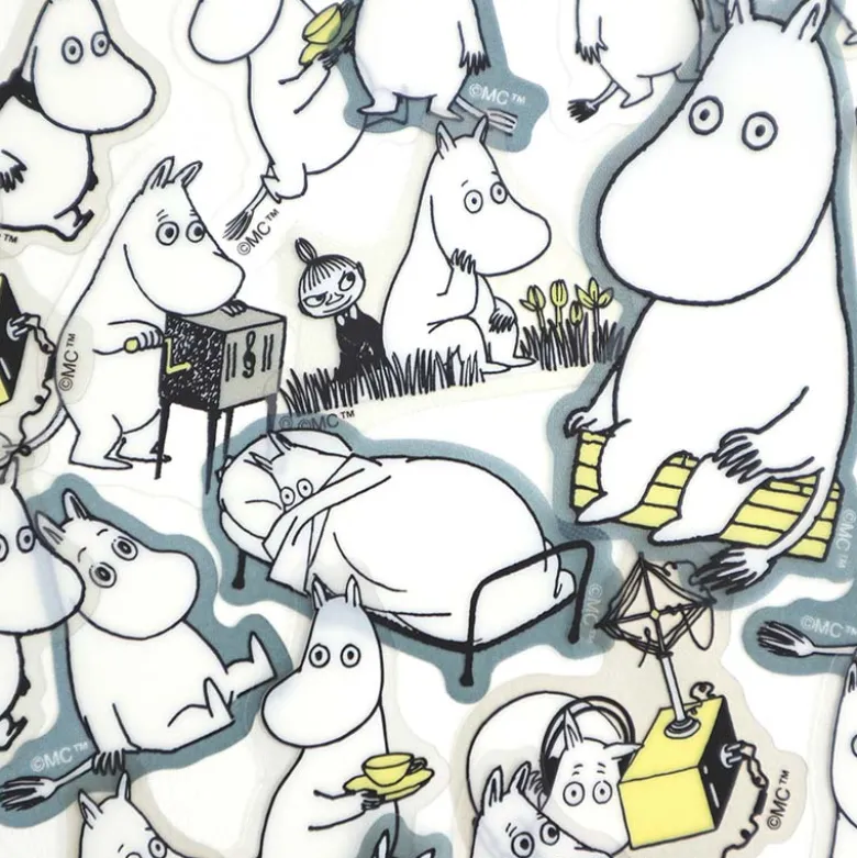 World Craft | Pegatinas Flake Moomin Face Series Ennui