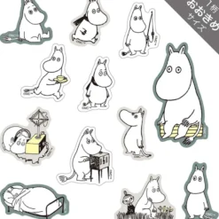 World Craft | Pegatinas Flake Moomin Face Series Ennui
