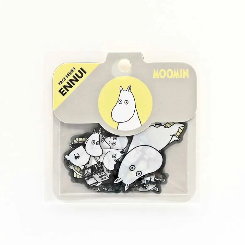 World Craft | Pegatinas Flake Moomin Face Series Ennui