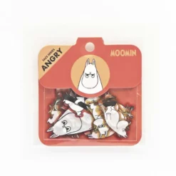 World Craft | Pegatinas Flake Moomin Face Series Angry