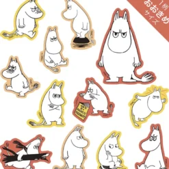 World Craft | Pegatinas Flake Moomin Face Series Angry