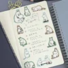 World Craft | Pegatinas Flake Moomin Face Series Thinking