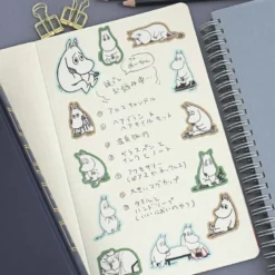 World Craft | Pegatinas Flake Moomin Face Series Thinking