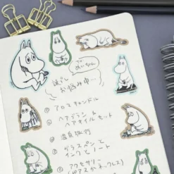 World Craft | Pegatinas Flake Moomin Face Series Thinking
