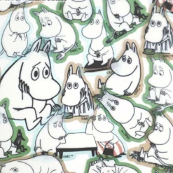 World Craft | Pegatinas Flake Moomin Face Series Thinking