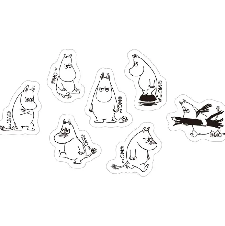 World Craft | Pegatinas Moomin Face Series Angry