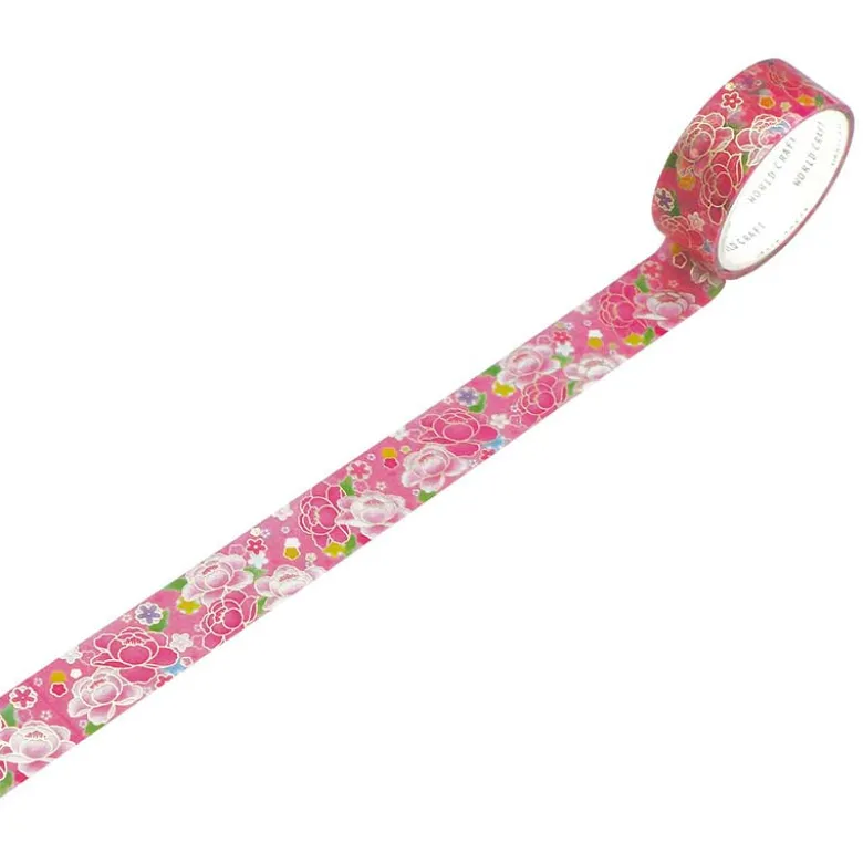 World Craft | Yuzen Peony Washi Tape