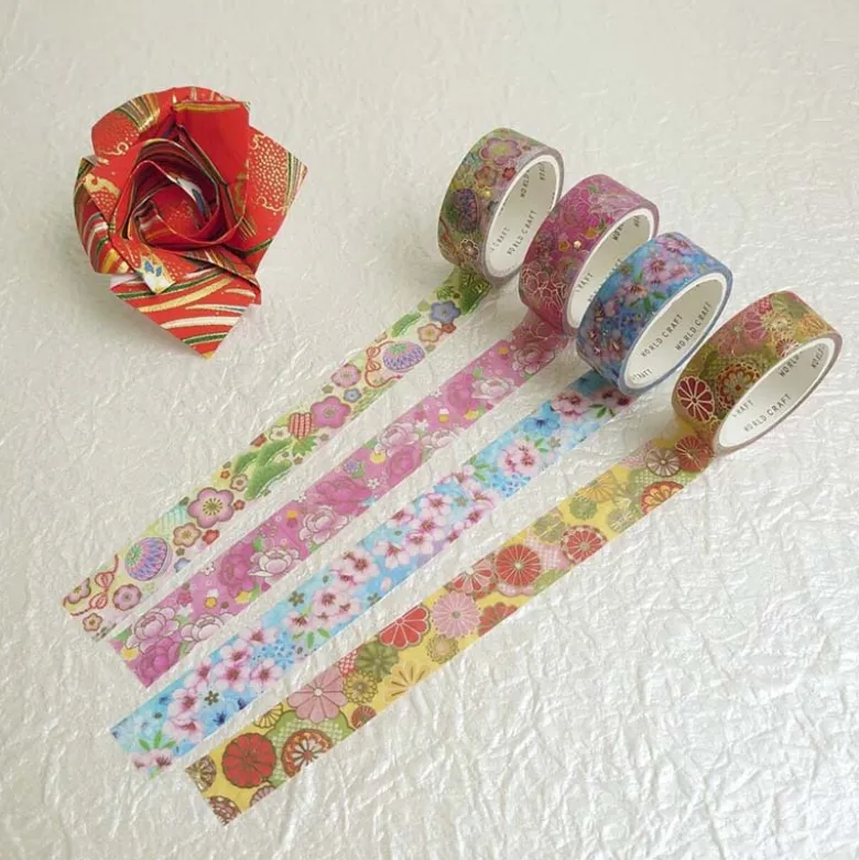 World Craft | Yuzen Peony Washi Tape