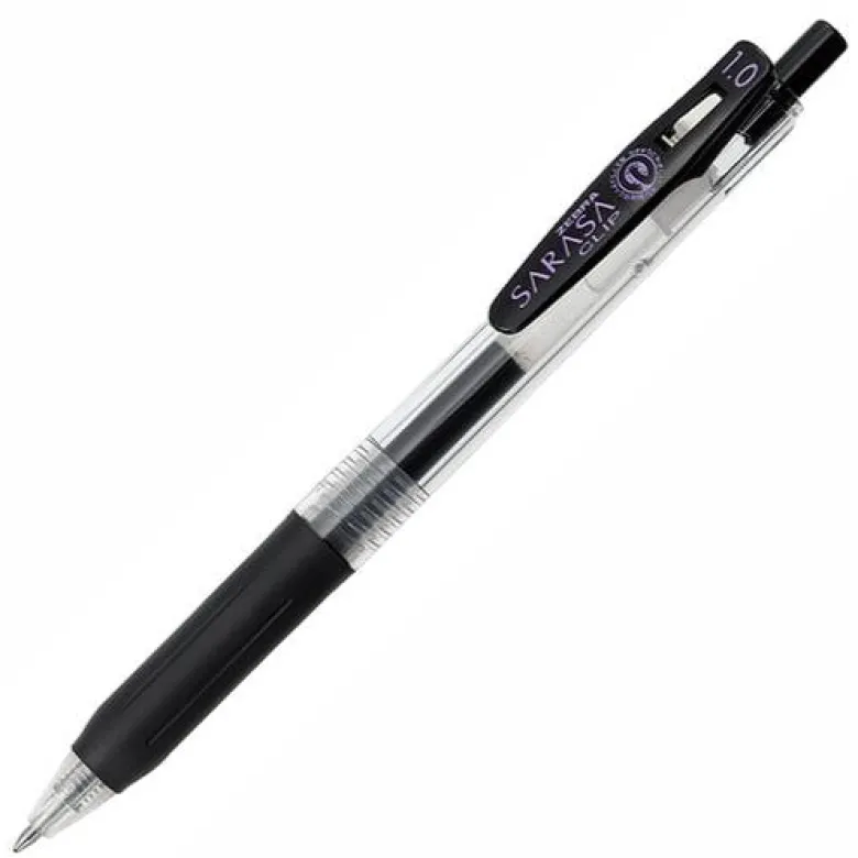 Zebra | Bolígrafo Gel Sarasa Clip 1.0mm Negro