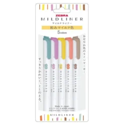 Zebra | Pack de Subrayadores Mildliner Warm (Packaging Nuevo)