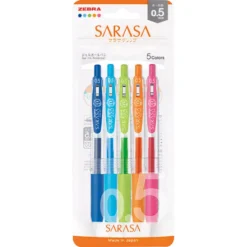Zebra | Set de Bolígrafos Gel Sarasa Vivid