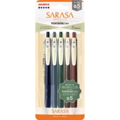 Zebra | Set de Bolígrafos Sarasa Vintage I
