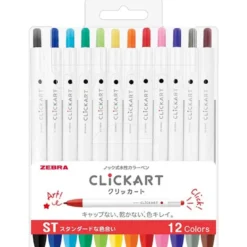 Zebra | Set de 12 Rotuladores Clickart ST