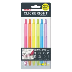 Zebra | Set de Subrayadores Click Bright