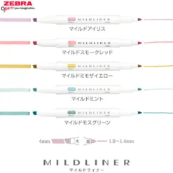 Zebra | Subrayadores Mildliner Colores Calm (Individual)
