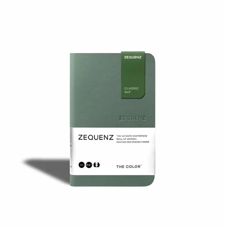 Zequenz | Cuaderno The Color A6 Jade (Cuadros)